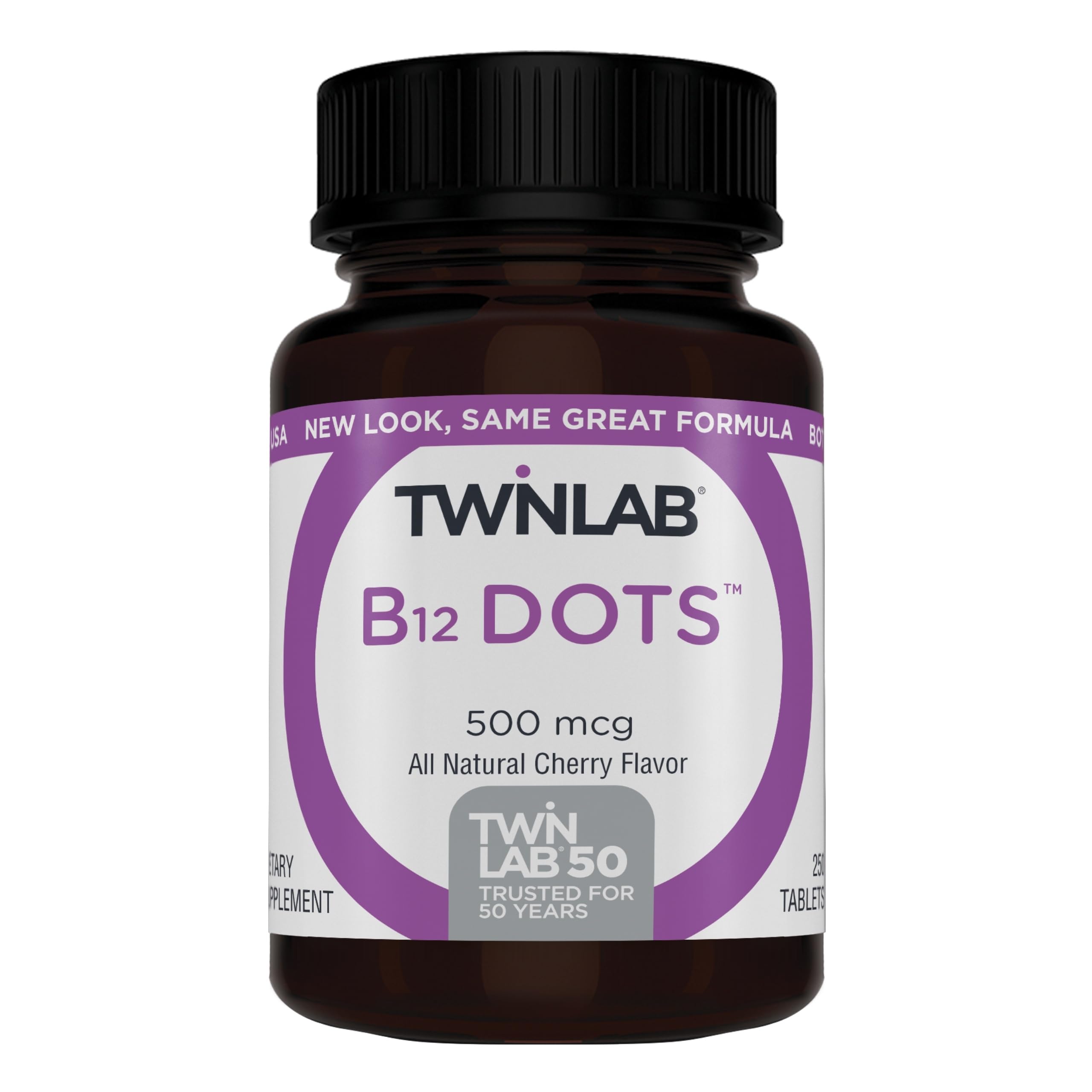 Amazon.com: Twinlab B-12 Dots, Energy Production Support, 250
